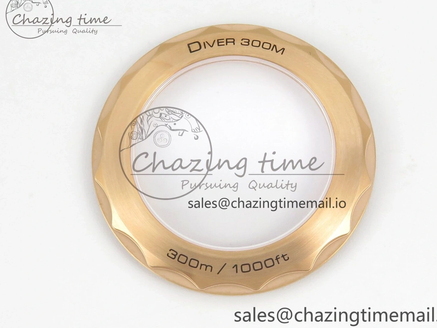 0322 Stylish Seamaster 300M Diver Rose Gold VSF 1:1 Best Edition Black Dial on Mesh Bracelet A 7662